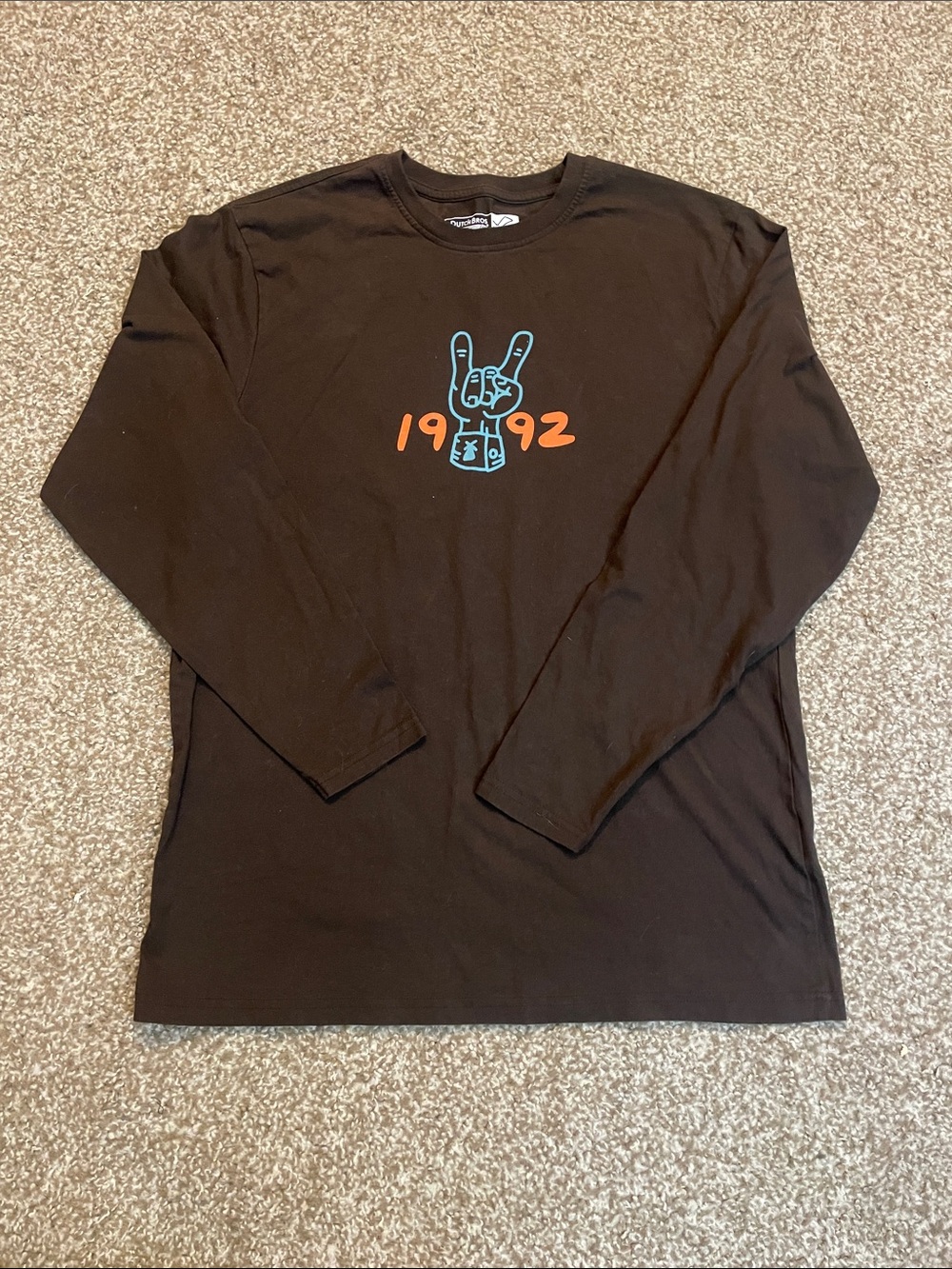 Dutch Bros Men’s 1992 Rocker Crewneck Long Sleeve Tee